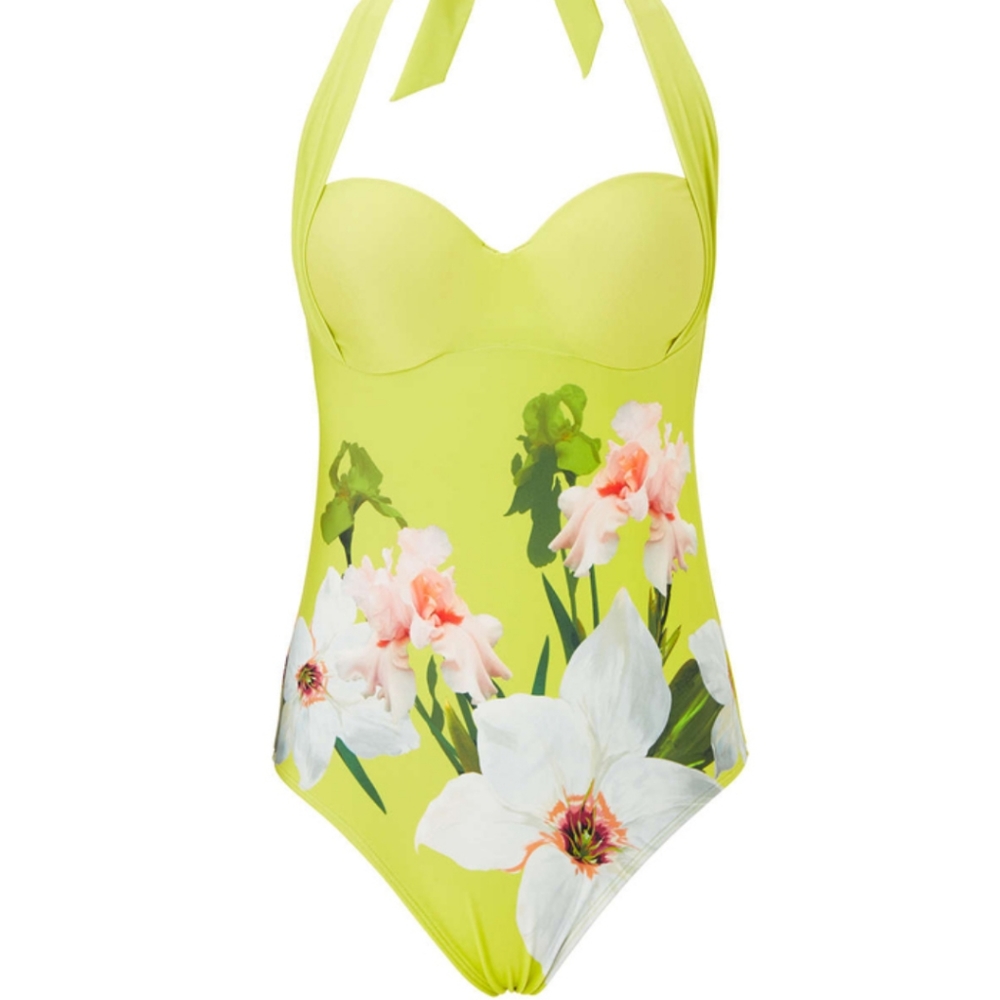 Tuela Chatsworth Bloom Halter Swimsuit